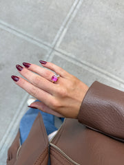 Toi et Moi Custom Birthstone Ring - Gold 7