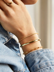 Small Hera Bracelet - Small Gold Plated Brass