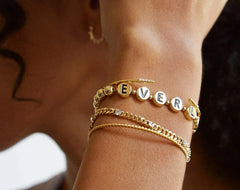 Disc Pisa Custom Bracelet - Black