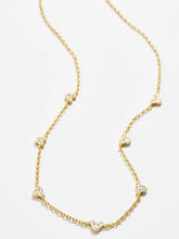 Mickey Mouse Outline 18K Gold Plated Sterling Silver Necklace - Gold/Pavé