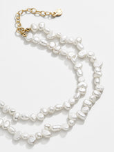 Teagan Pearl Layered Anklet - White