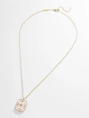 18K Gold Medallion Necklace - Evil Eye
