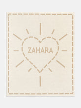 Wild At Heart Kids' Custom Blanket - Beige/Tan