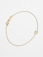 Maya Brenner Mini Letter Bracelet