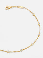 Yasmine 18K Gold Birthstone Bracelet - Crystal
