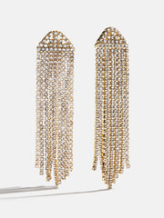 Deirdre Earrings - Gold/Pavé