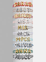 Wrapped Up Bubble Waterproof Custom Cord Bracelet - Turquoise