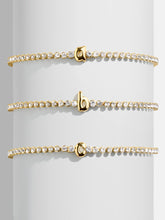 Bubble Initial Tennis Bracelet - Tennis Bracelet