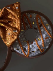 Minnie Mouse Disney Donut Ears Headband - Minnie Mouse Donut Ears