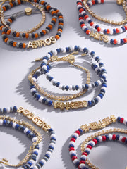 WEAR By Erin Andrews x BaubleBar New York Yankees Bracelet Set - New York Yankees