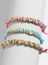 Paracord Waterproof Custom Nameplate Bracelet - Blue Berry