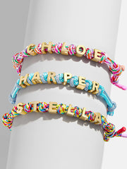 Paracord Waterproof Custom Nameplate Bracelet - Blue Berry