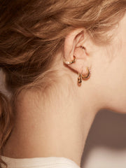 Mini Spillo 18K Gold Earrings - S