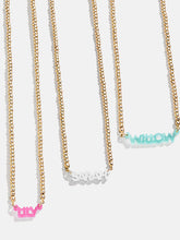 Pisa Kids' Custom Nameplate Necklace - Pisa Chain
