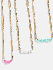 Pisa Kids' Custom Nameplate Necklace - Pisa Chain