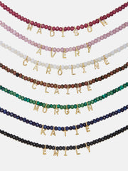 Mini Semi-Precious Custom Necklace - Tiger's Eye