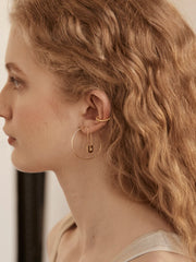 Spillo 18K Gold Earrings - M