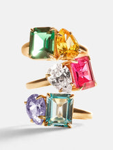 Toi et Moi Custom Birthstone Ring - Gold 7