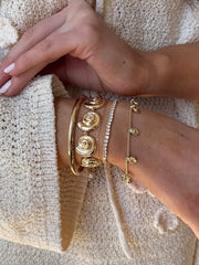 Nixie Seashell Bracelet - Gold