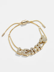 Disney Mickey Mouse Custom Slider Bracelet - Pavé Bubble Double Strand