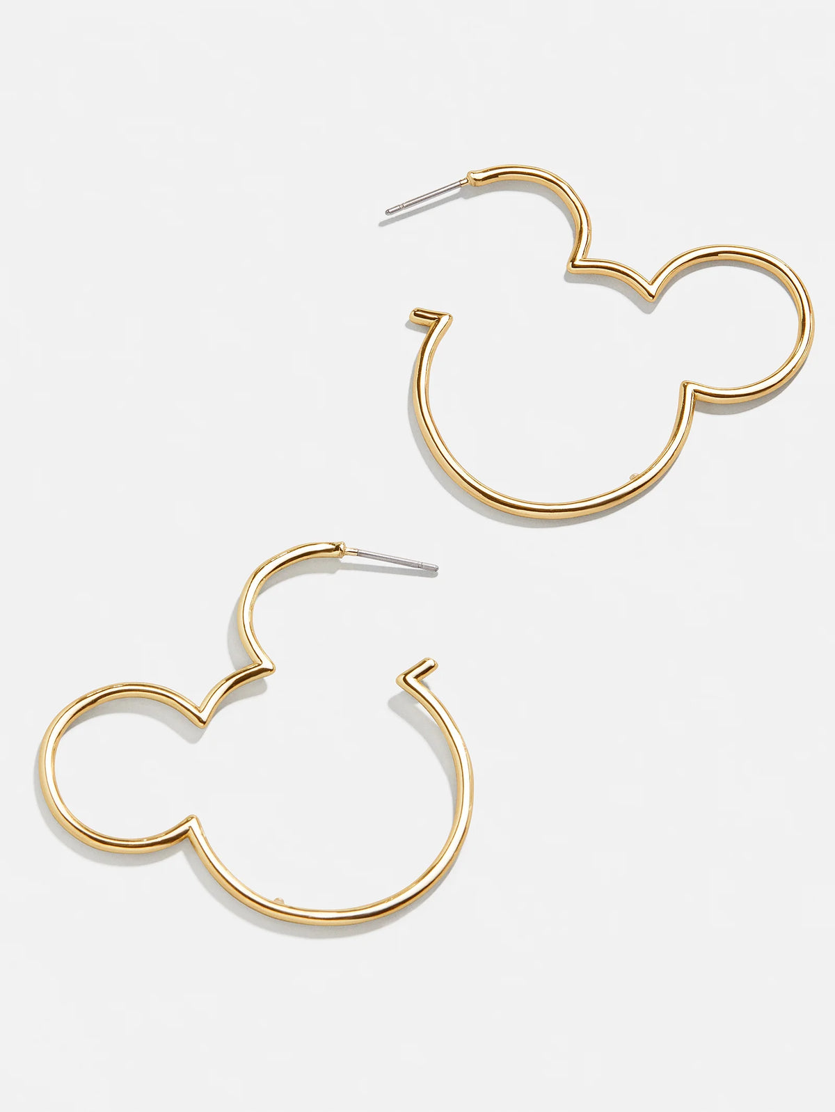 Mickey Mouse Disney Outline Hoop Earrings - Mickey Mouse