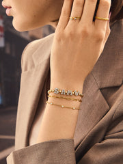 Disney Mickey Mouse Pisa Custom Bracelet - Gold/Pavé