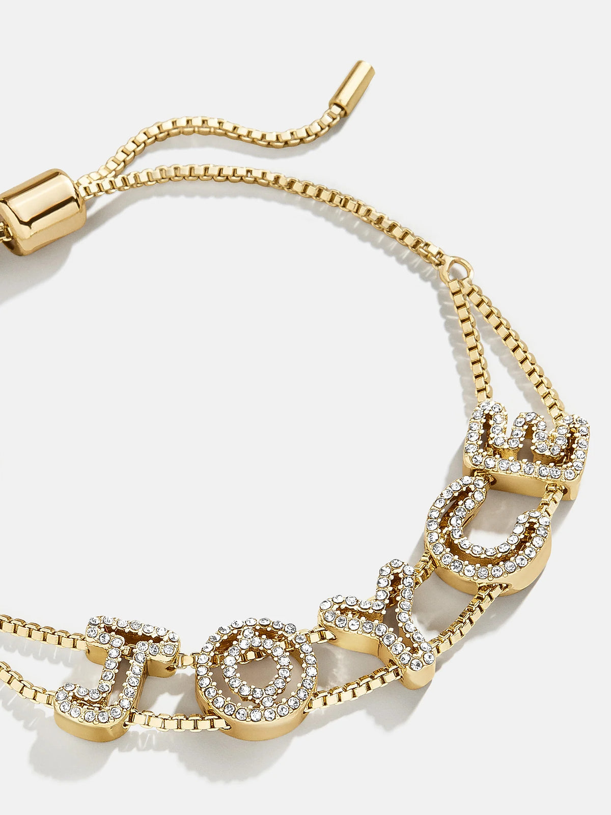 Pavé Slider Custom Bracelet - Negative Space Pavé