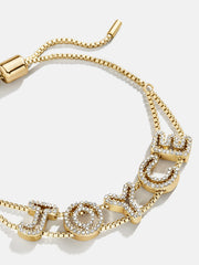 Pavé Slider Custom Bracelet - Negative Space Pavé