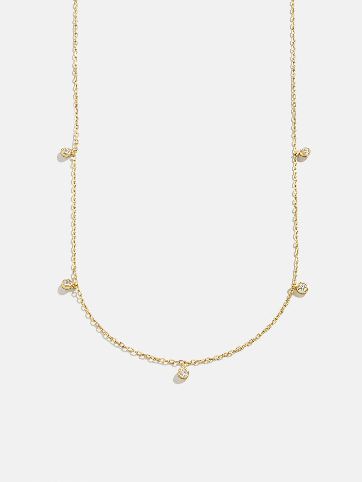 Clio 18K Gold Necklace - Gold/Pavé