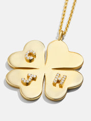 Clover 18K Gold Custom Pendant Necklace - 18K Gold