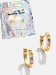 Tori 18K Gold Kids' Earrings - Gold/Multi