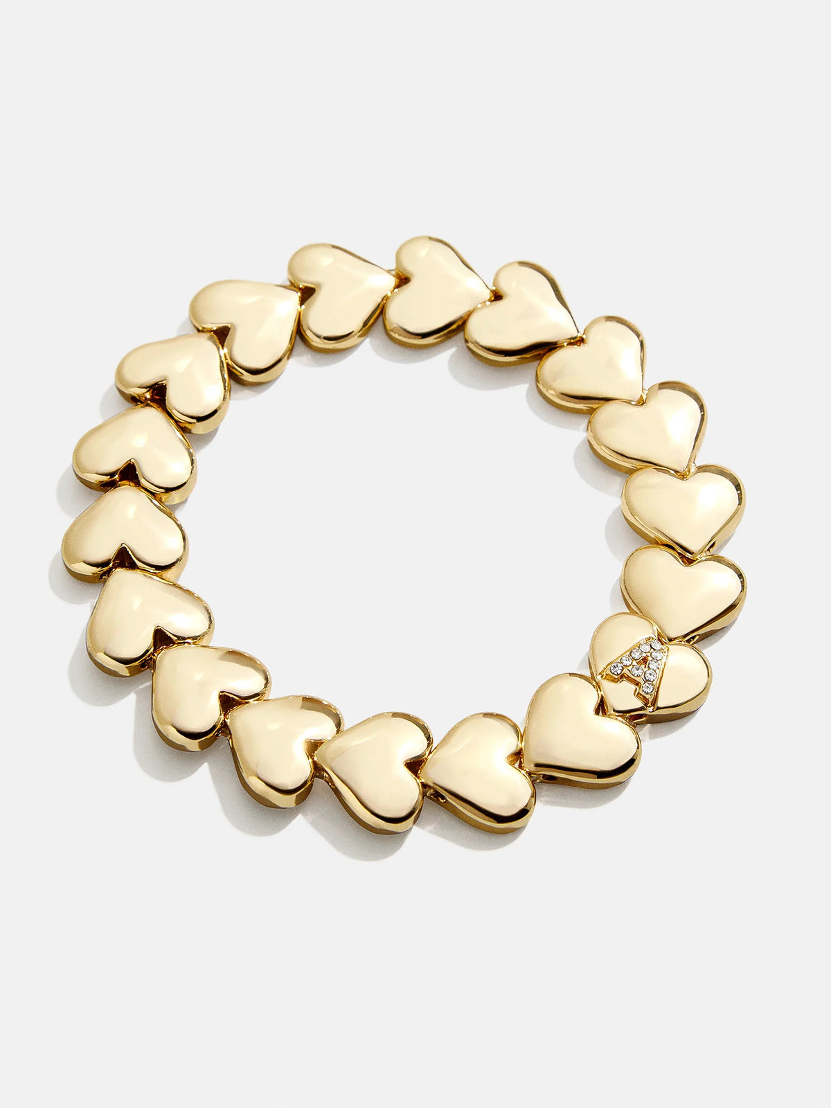 Caroline Initial Bracelet - Gold/Pavé