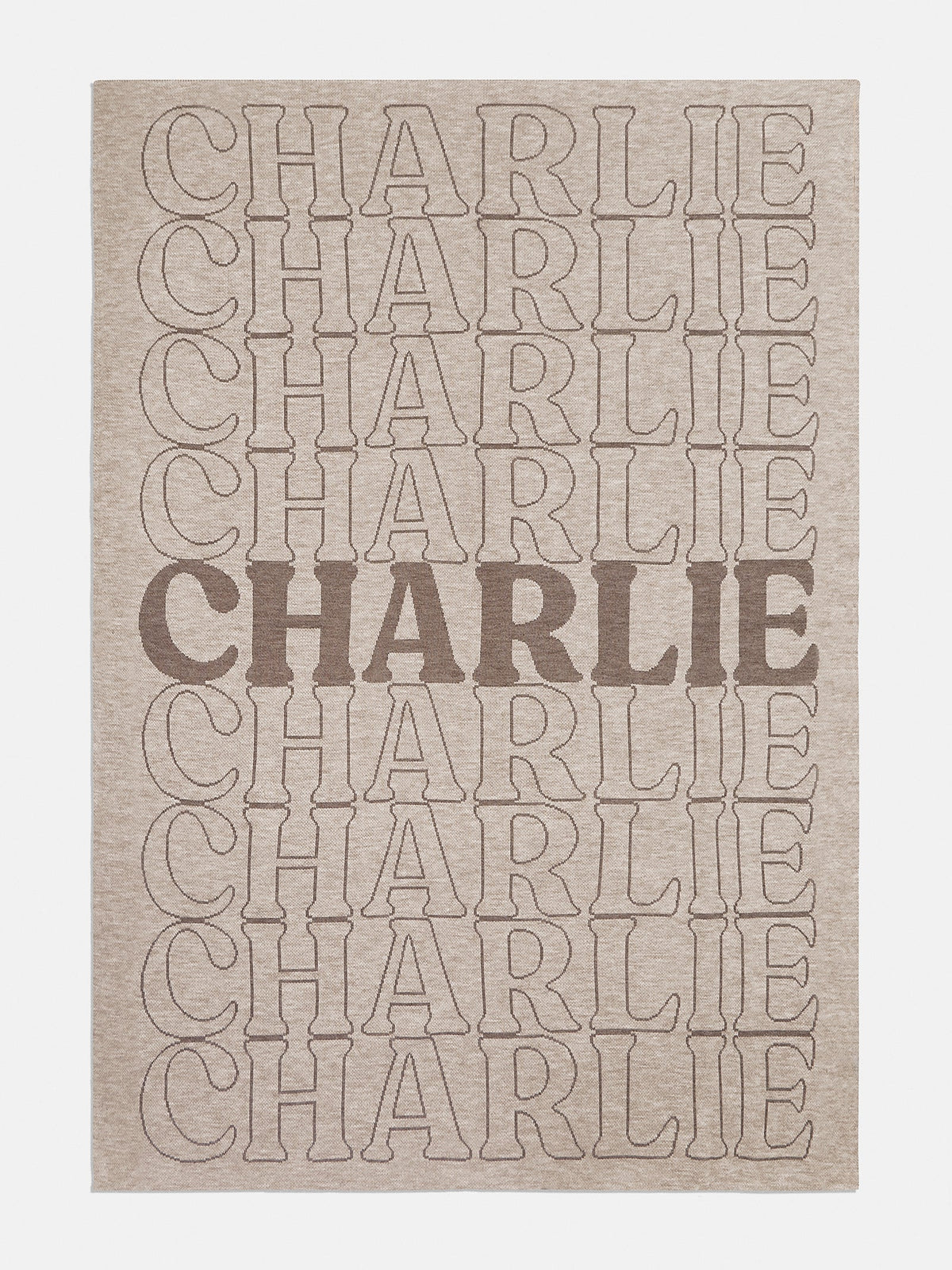 In the Bag Custom Blanket - Light Brown/Brown