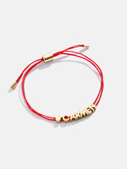 Disney Mickey Mouse Custom Cord Bracelet - Red