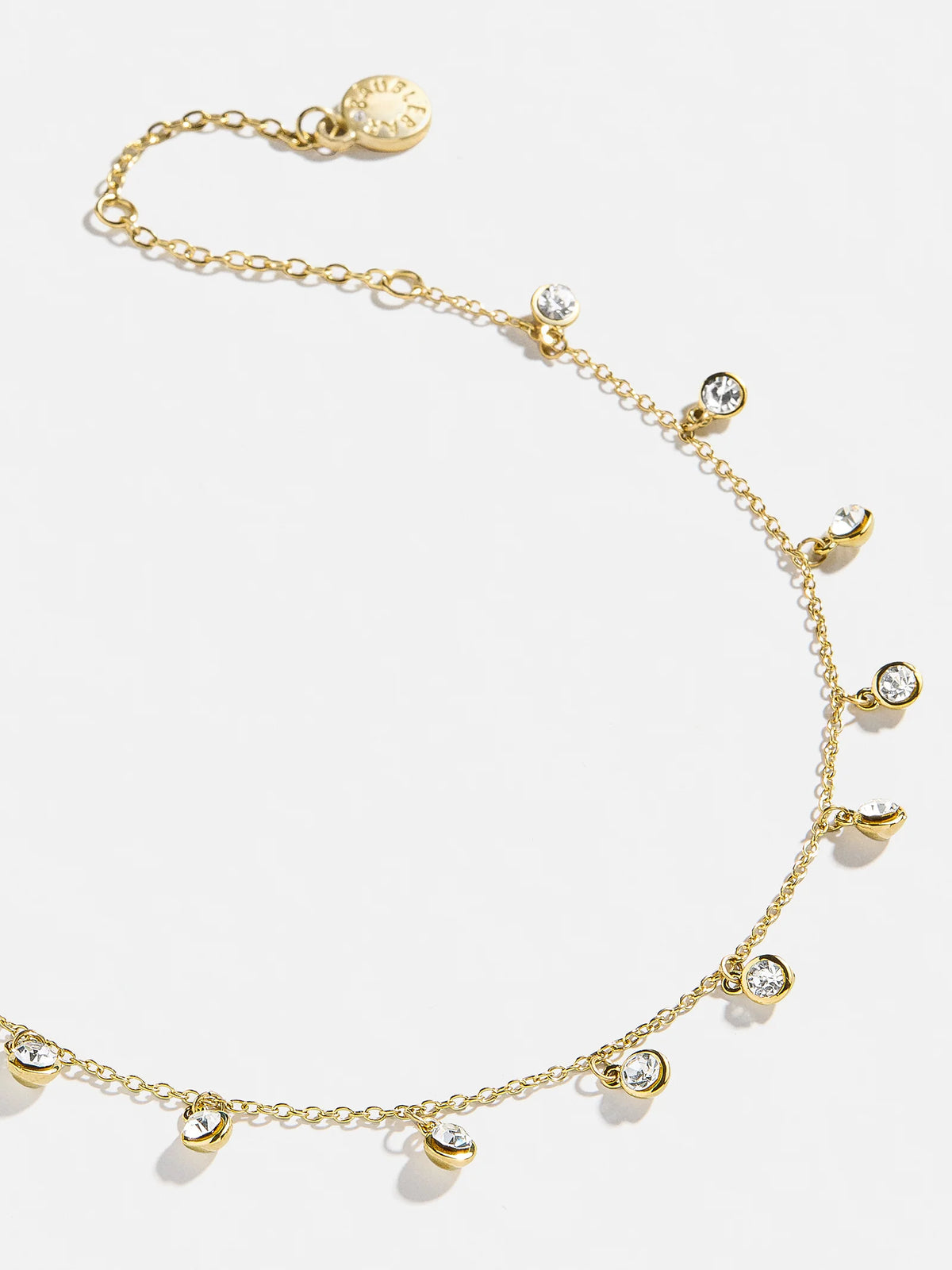 Clio Waterproof Anklet - Gold/Pavé