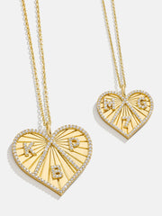 18K Gold Custom Heart Necklace