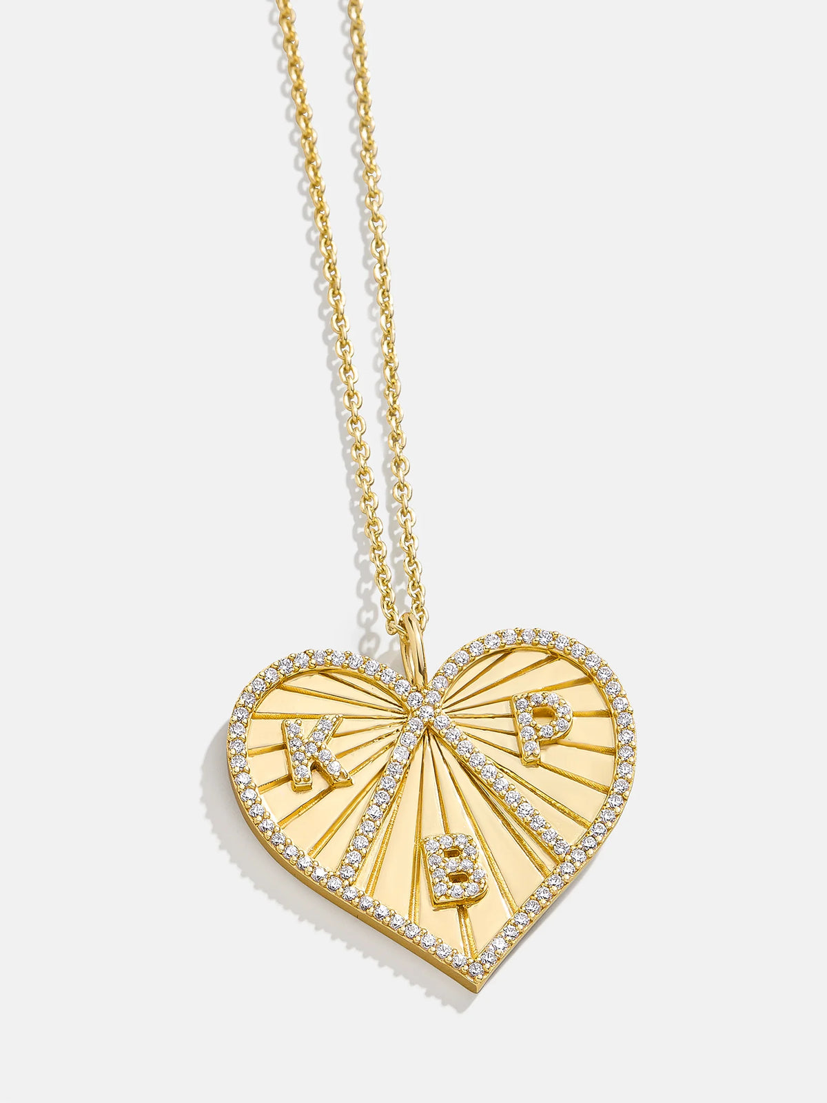 18K Gold Custom Heart Necklace