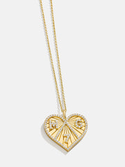 18K Gold Custom Heart Necklace