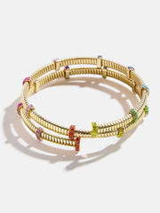 Eve Cuff Bracelet - Gold/Multi