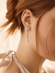 Peyton Earrings - Heart Statement Earrings