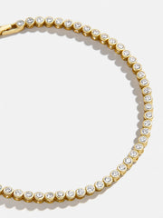 Amalie Tennis Bracelet - Gold/Pavé