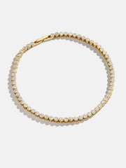 Amalie Tennis Bracelet - Gold/Pavé