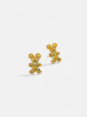 Disney Mickey Mouse Cookie Cutter Earrings - Gingerbread Man Delicate Stud Earrings