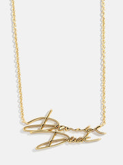 Disney Character Signature Necklace - Donald Duck