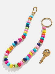 Flying Colors Bag Charm - Gold/Multi