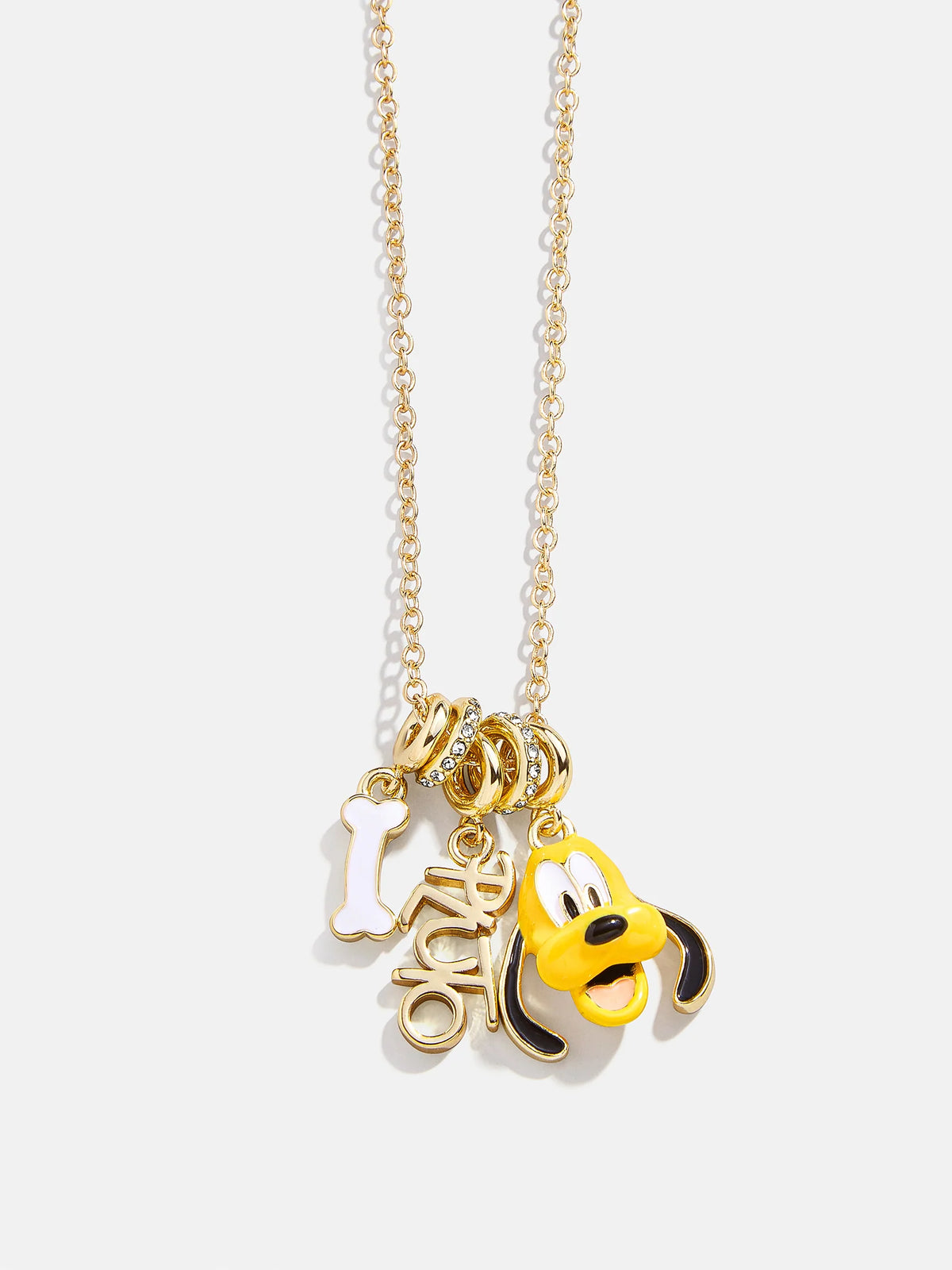 Disney Pluto Cluster Charm Necklace - Pluto
