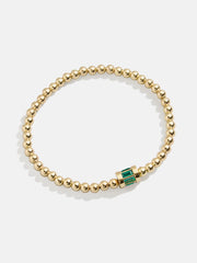 Tatum Birthstone Bracelet - Emerald