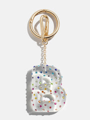 Confetti Initial Bag Charm - Multi