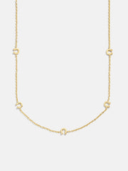 18K Gold Horseshoe Necklace - Horseshoe