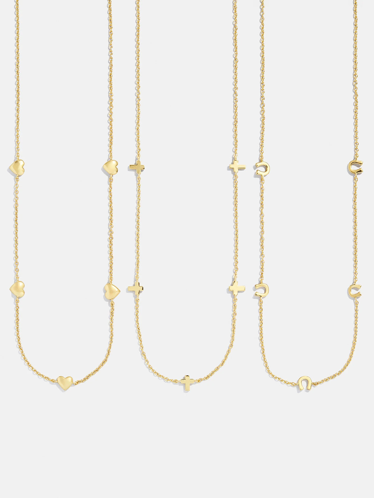 18K Gold Cross Necklace - Cross